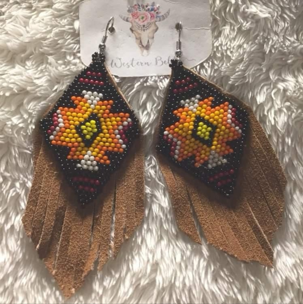 Western Belle Boho Drop Earrings